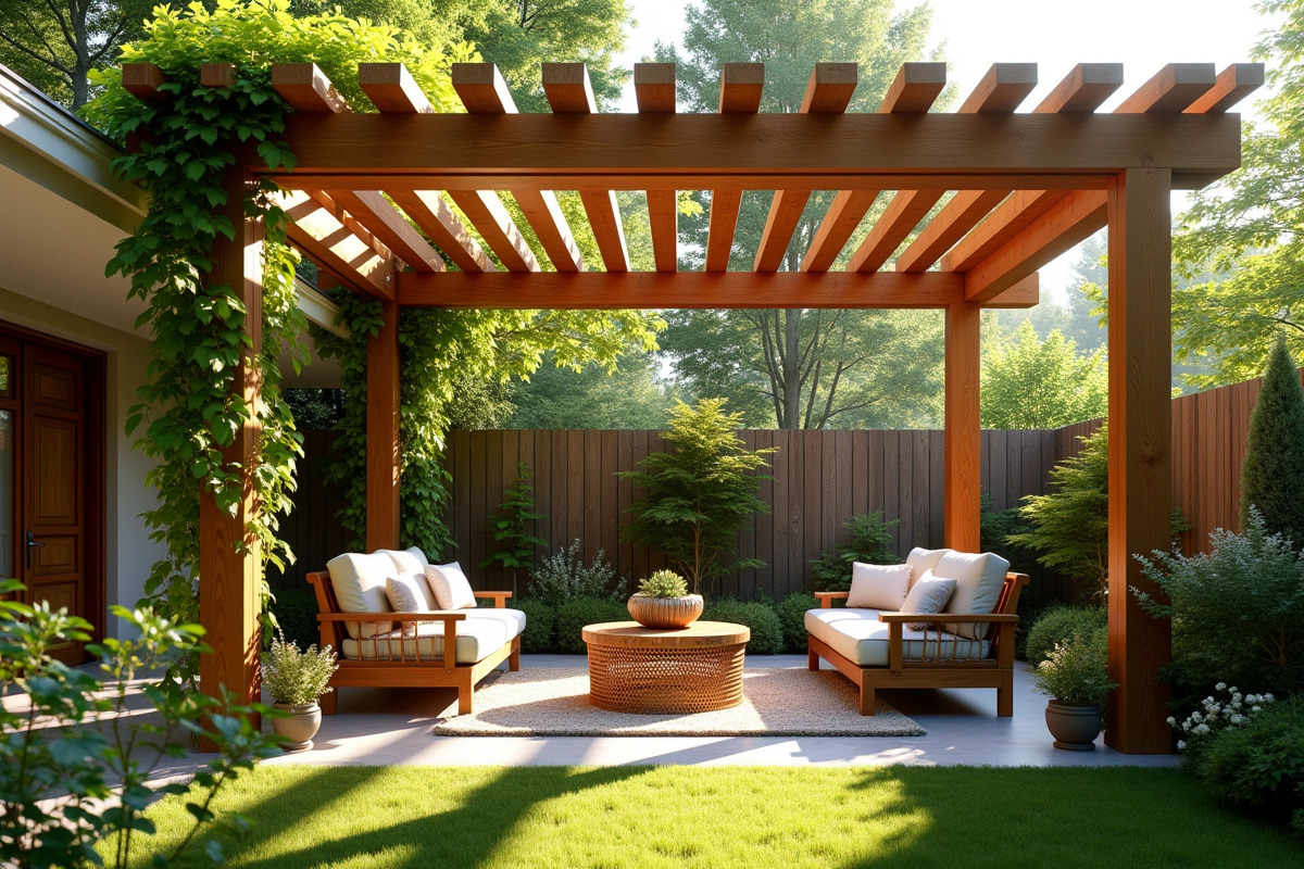 pergola bois