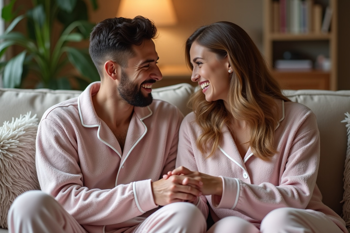 pyjama couple