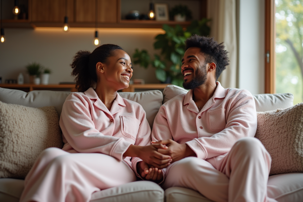 Pourquoi choisir un pyjama assorti pour couple afin de renforcer votre complicité