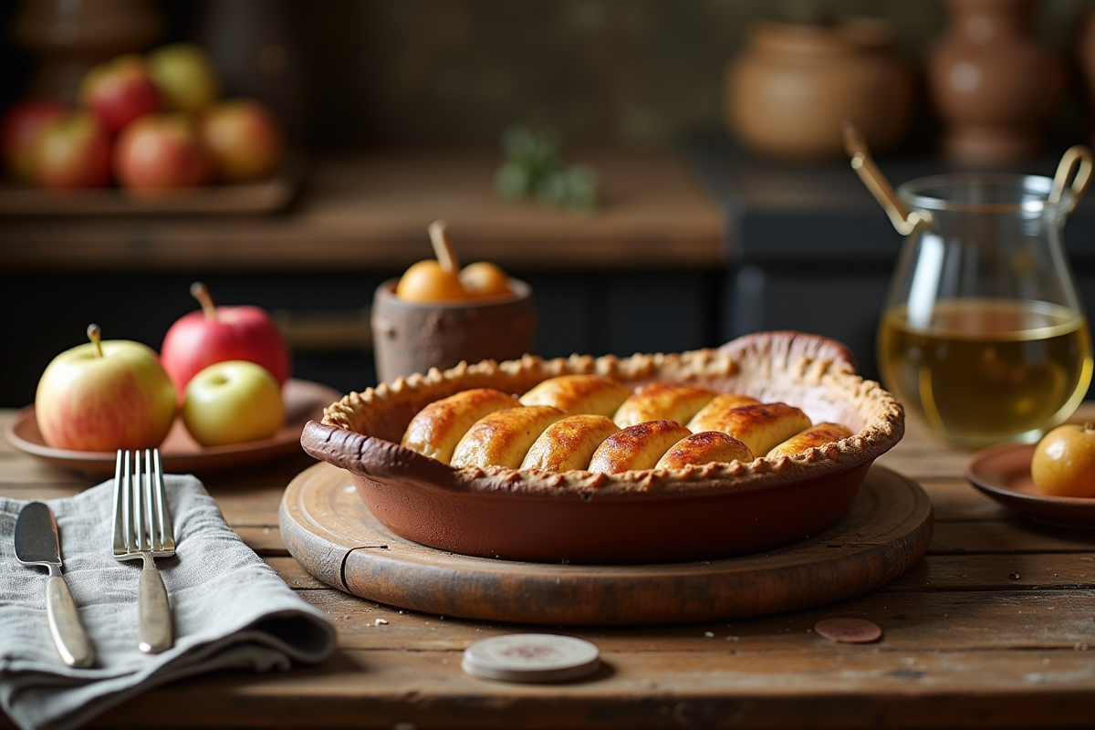 Histoire et traditions : le boudin au four aux pommes dans la cuisine française