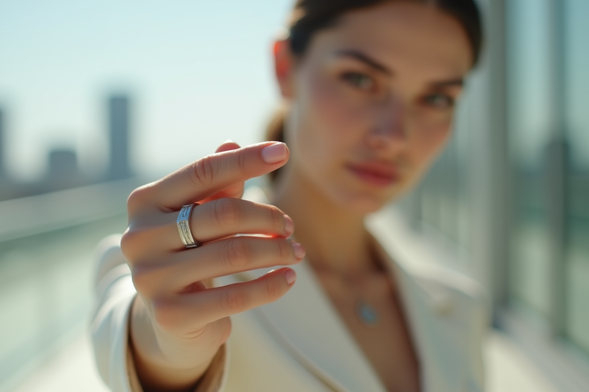 Élégance et modernité : comment porter une bague carrée avec style