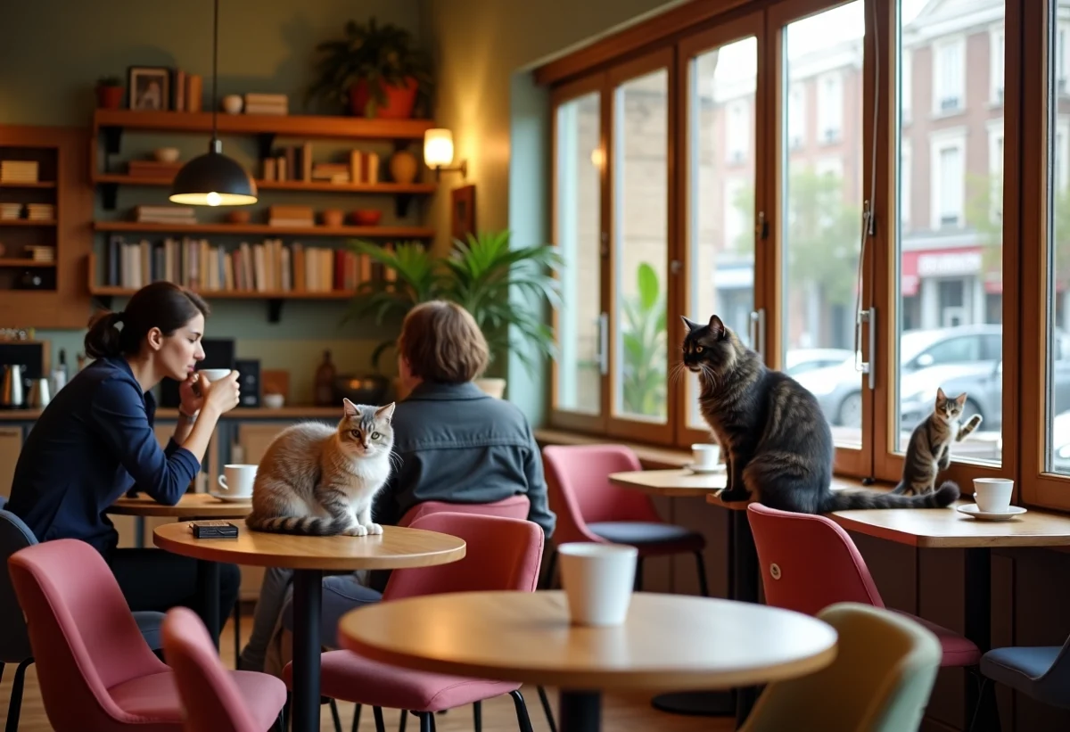 Découvrir le bar à chats de Lyon : une expérience féline unique