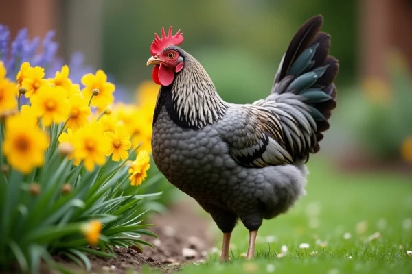 Comment élever une poule gris cendré dans son jardin