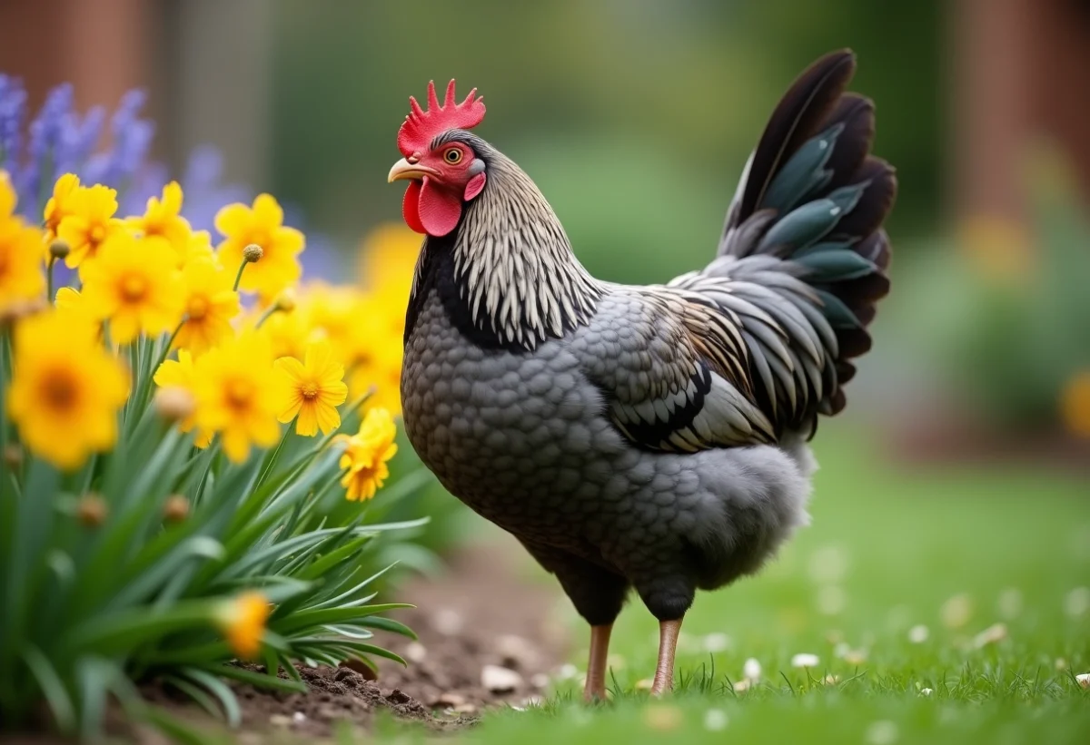 Comment élever une poule gris cendré dans son jardin