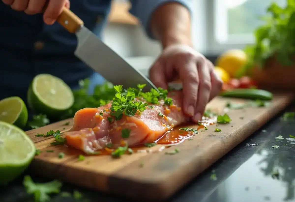 L’art de mariner le ceviche de poisson